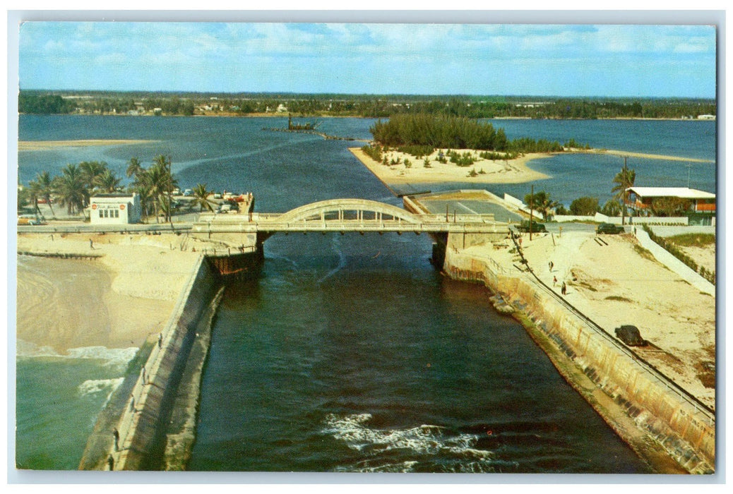 c1960's Boynton Inlet Fisherman's Paradise Marathon Florida FL Unposted Postcard