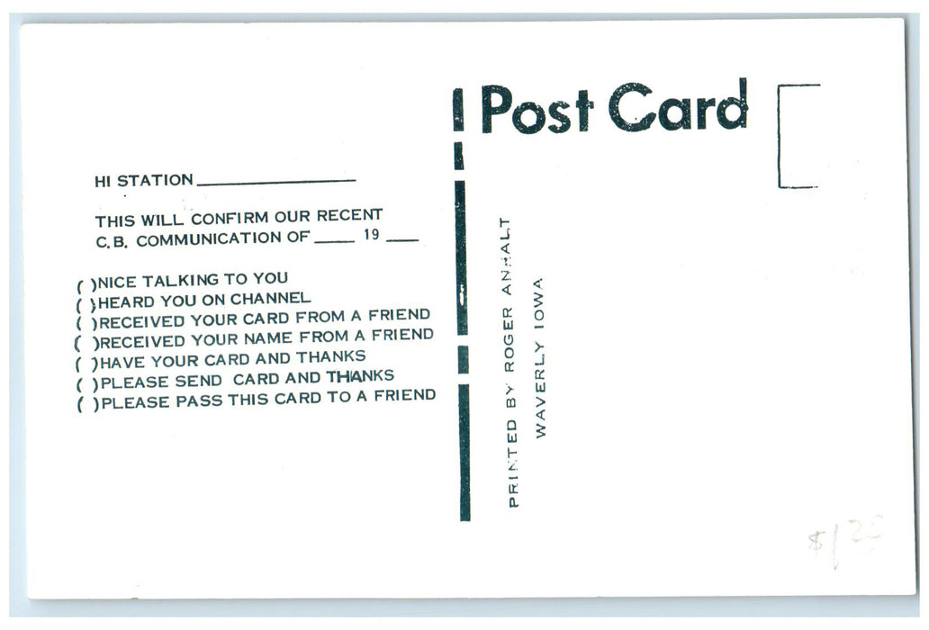 c1920 Dave & Sharon Redl Cartoon Correspondence Fairbank Iowa Unposted Postcard