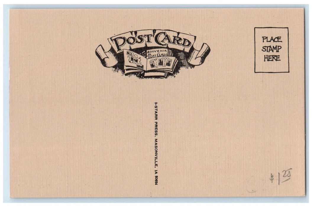 c1910 General Merchandise Horse Buggy People Building Fairbank Iowa IA Postcard