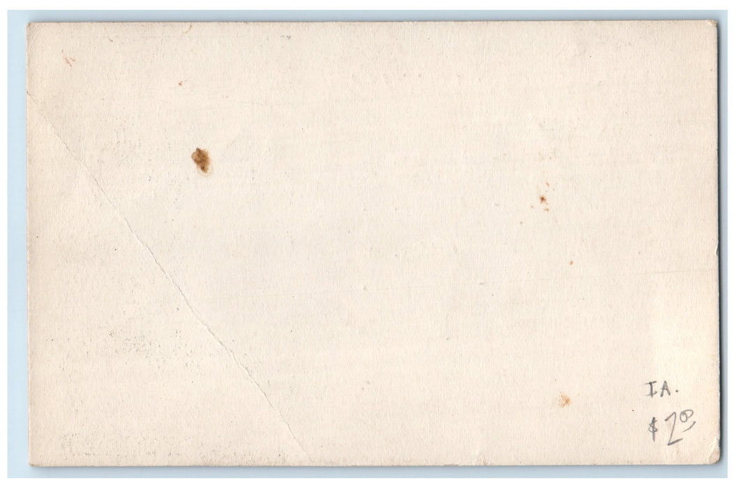 c1905's Go To Church Sunday Schedule Correspondence Fairbank Iowa IA Postcard