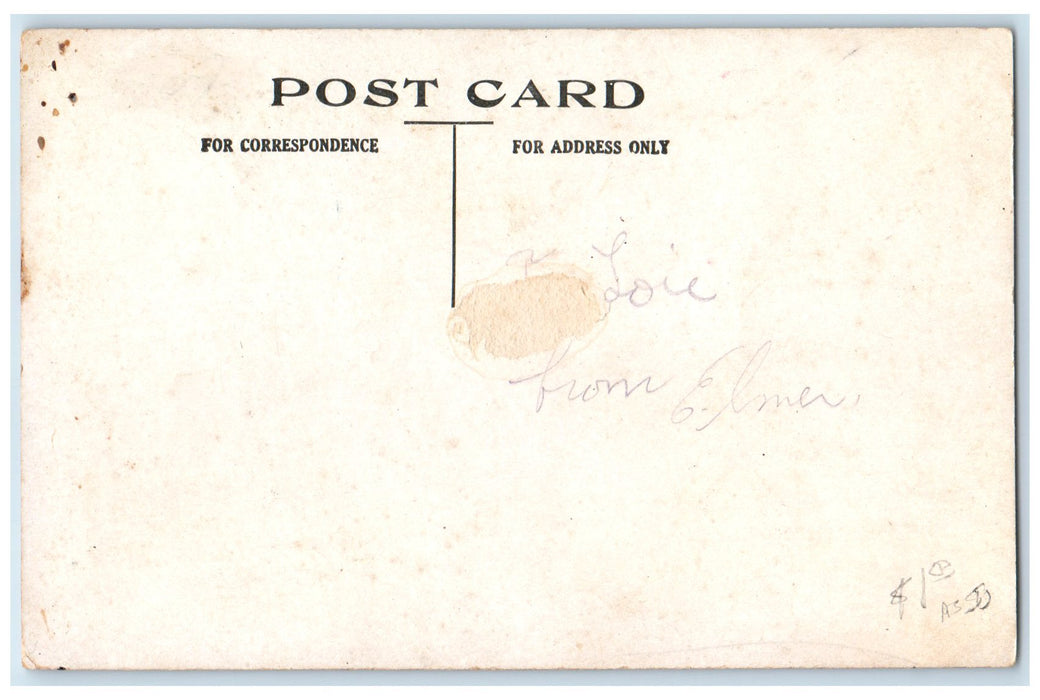 c1920's I'm Enjoying My Vacation In Fairbank Iowa IA Correspondence Postcard