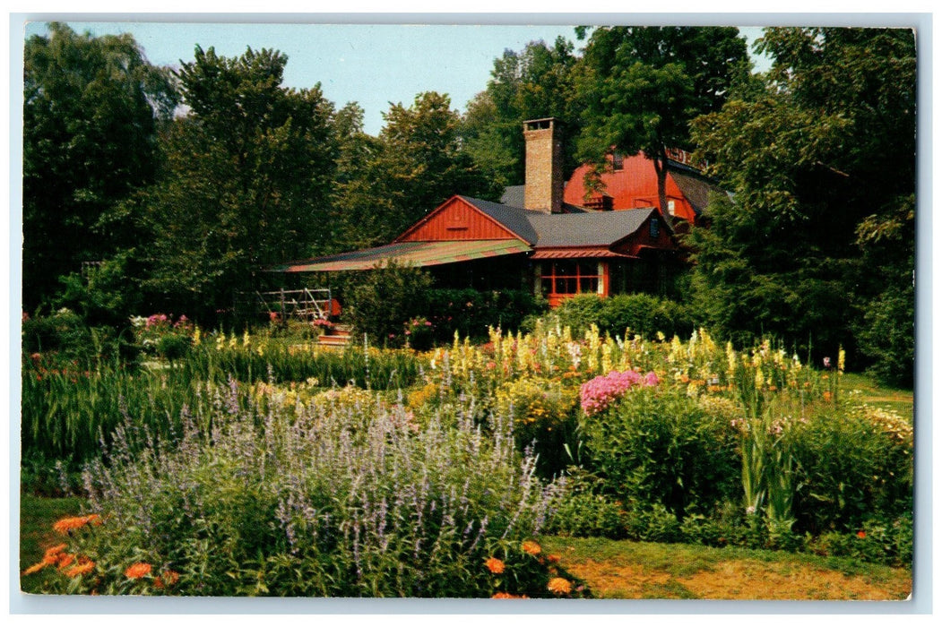 c1910's The Red Barn Gardens And Patio Westport Connecticut CT Unposted Postcard