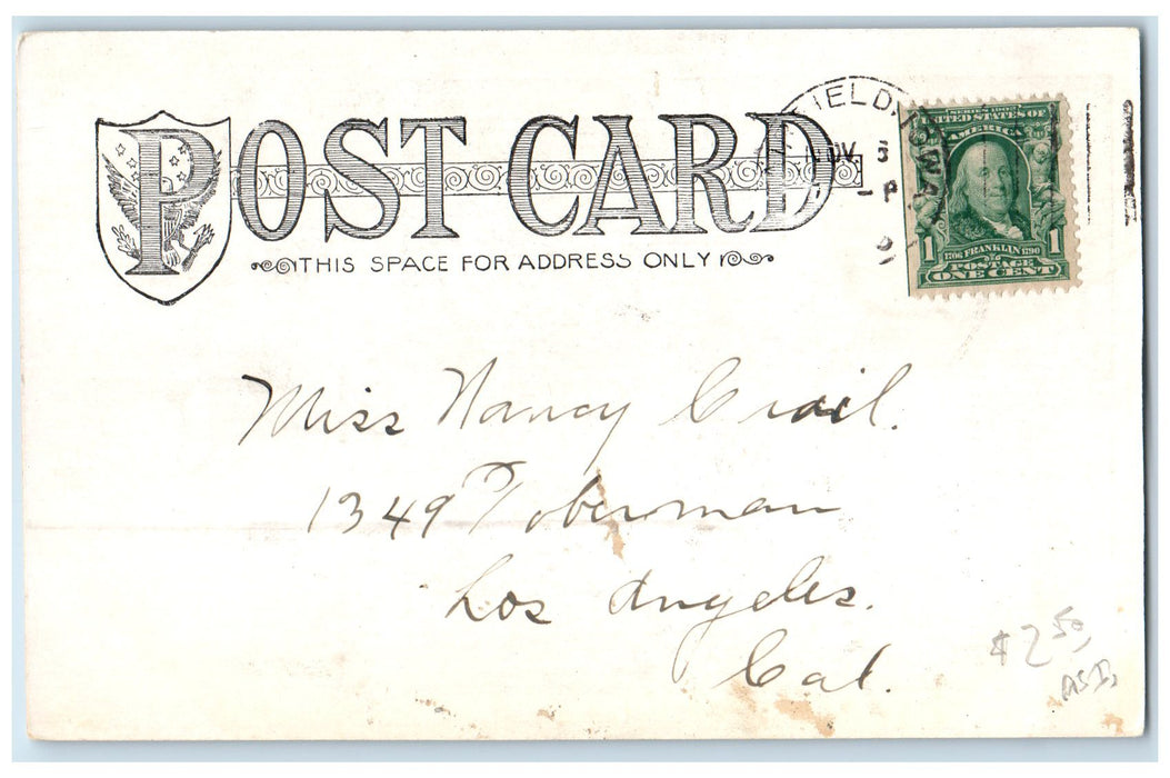 c1905's Schools In Fairfield Lincoln Logan Franklin Fairfield Iowa IA Postcard