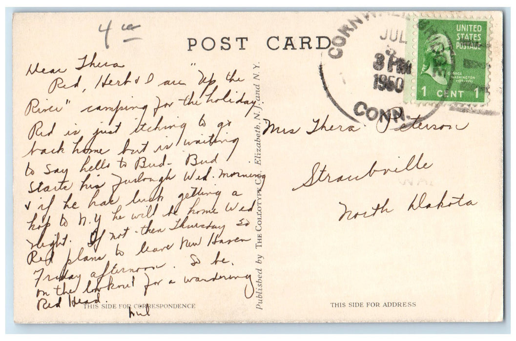 1950 Covered Bridge Over Housatonic River West Cornwall Connecticut CT Postcard