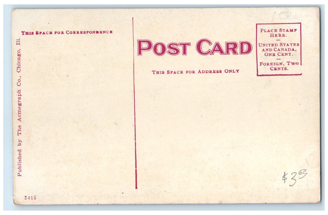 c1910s Baptist Church Exterior Roadside Ottawa Kansas KS Unposted Trees Postcard