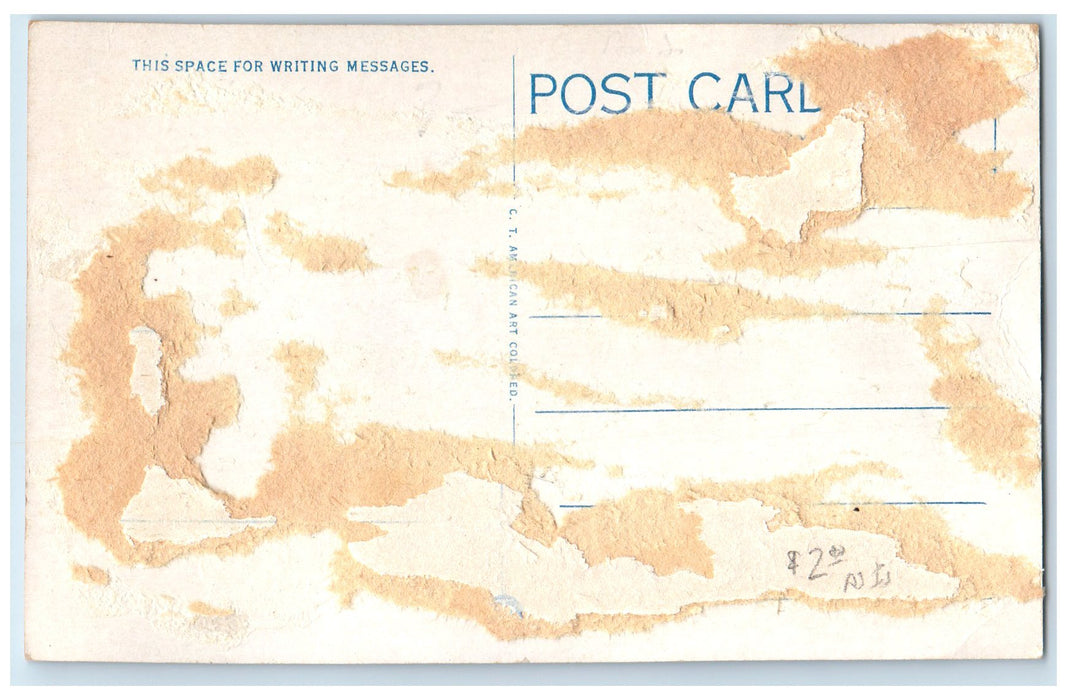 c1940's Main Street Looking North Ottawa Kansas KS Coca-Cola Signage Postcard