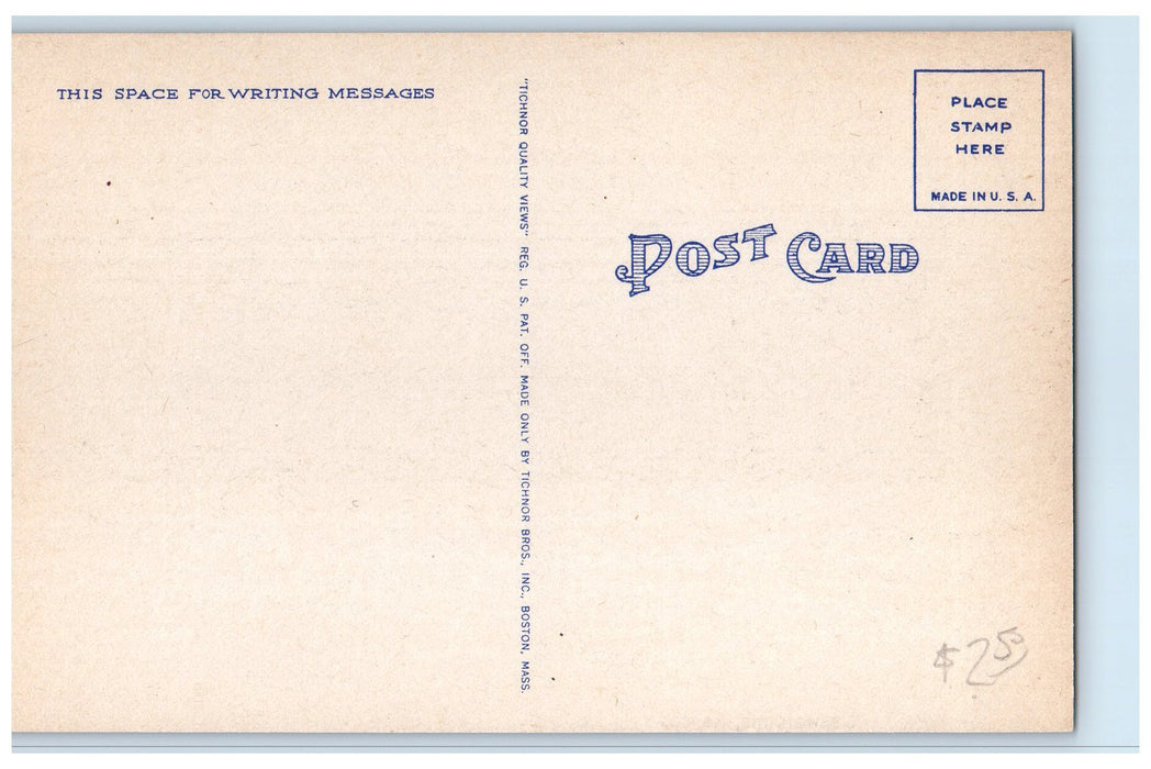 c1940's First Baptist Church Exterior Osawatomie Kansas KS Unposted Postcard