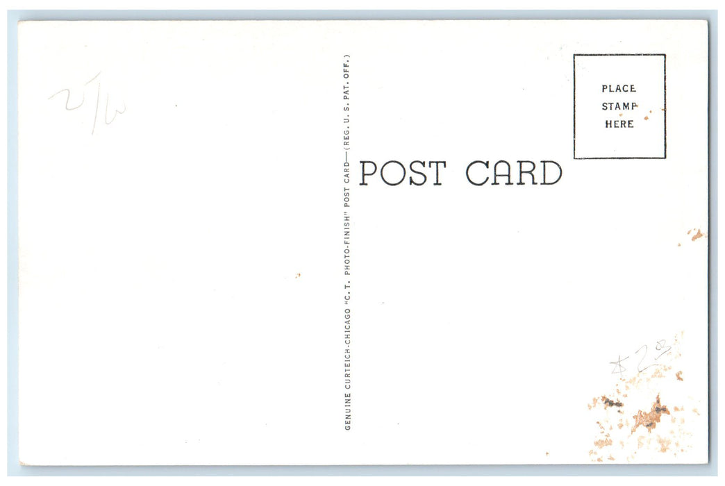 c1960s First Presbyterian Church Exterior Osage City Kansas KS Unposted Postcard