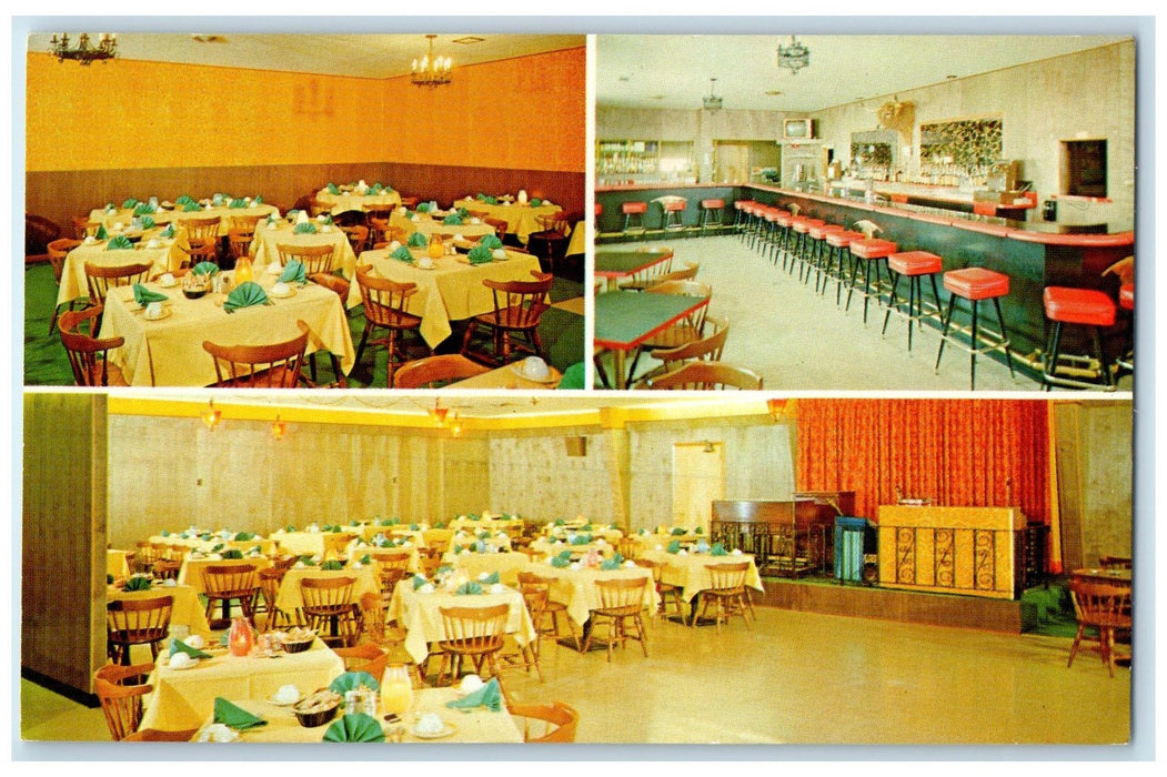 c1960's Golden Steer Restaurant Interior Sheridan Wyoming WY Unposted Postcard