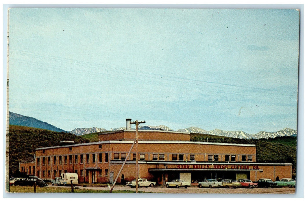 c1960s Star Valley Swiss Cheese Company Thayne Wyoming WY Unposted Cars Postcard